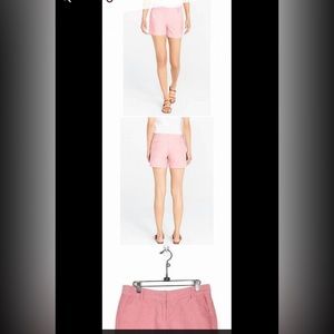 J CREW chino 5" shorts "jetty red" more like pink/salmon 8 medium m khaki